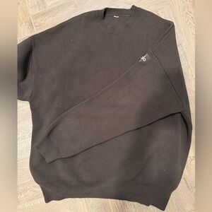 ALO Yoga brown Oversized Crew Neck Sweater